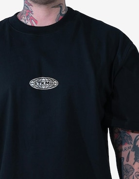 Playera Stkm Company oversize cuello redondo para hombre