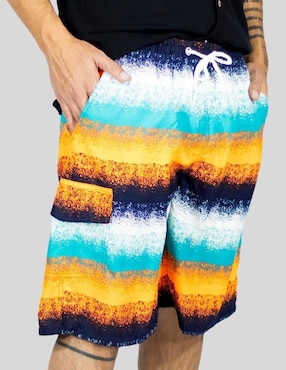 Traje de baño Malabis con bolsillos para hombre