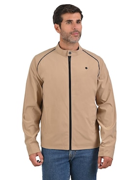 Chamarra casual Perry Ellis Portfolio con bolsillos para hombre