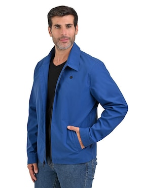 Chamarra Perry Ellis Portfolio con bolsillos para hombre