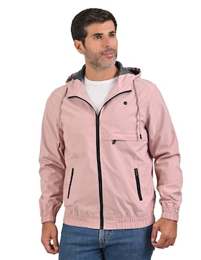 Chamarra parka Perry Ellis Portfolio con bolsillos para hombre