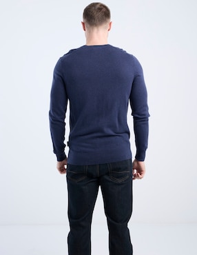 Suéter El Pulpo cuello V para hombre