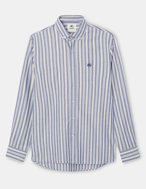 Camisa Business casual Altonadock de algodón manga larga para hombre