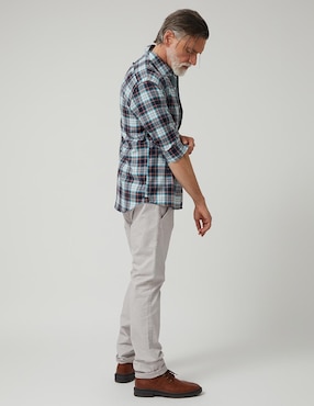 Camisa casual Altonadock de algodón manga larga para hombre