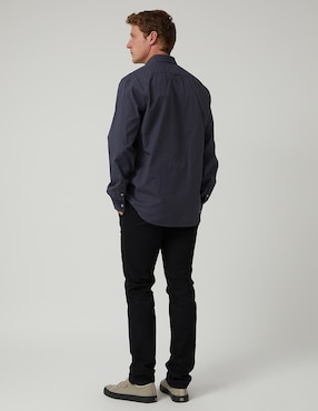 Camisa casual Altonadock de algodón manga larga para hombre