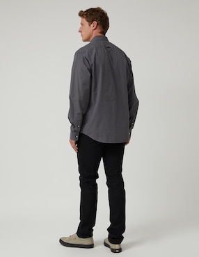 Camisa casual Altonadock de algodón manga larga para hombre