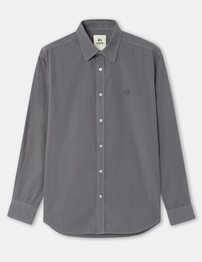 Camisa casual Altonadock de algodón manga larga para hombre