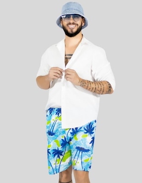 Traje de baño Malabis con bolsillos para hombre