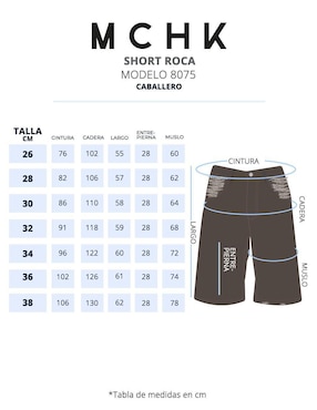 Bermuda Mchk para hombre