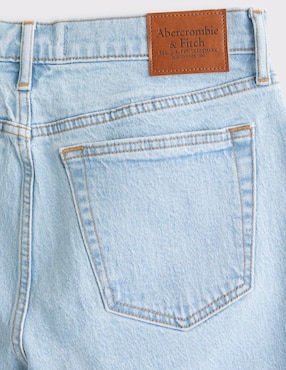 Jeans straight Abercrombie & Fitch KI131-5137-280 lavado claro para hombre