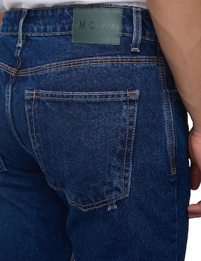 Jeans straight Mchk 8093 lavado obscuro para hombre