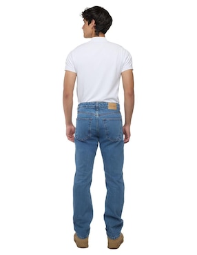 Jeans straight Mchk 8092  lavado medio para hombre