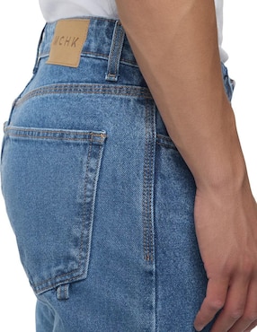 Jeans straight Mchk 8092  lavado medio para hombre