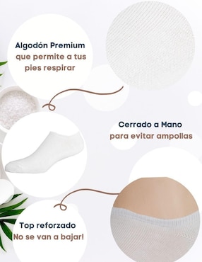 Set de tín invisible Specialized Socks de algodón para hombre 6 pares