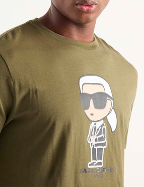 Playera Karl Lagerfeld Paris cuello redondo para hombre