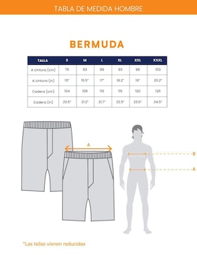 Bermuda 98 Coast Av para hombre
