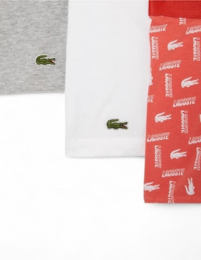 Bóxer brief Lacoste de algodón para hombre 3 piezas