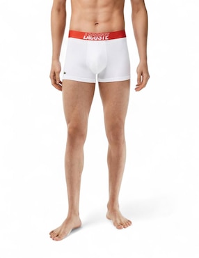 Bóxer brief Lacoste de algodón para hombre 3 piezas