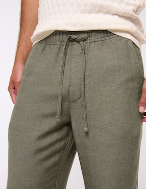 Pantalón regular Abercrombie & Fitch de algodón para hombre