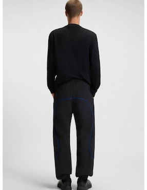 Pantalón regular Hugo Blue de algodón para hombre