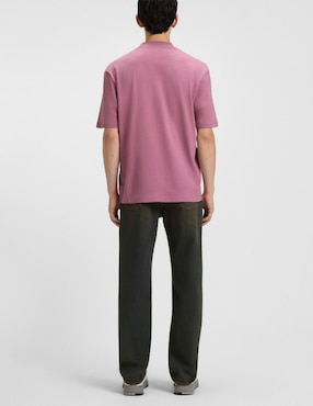 Playera Hugo blue W25 cuello redondo para hombre