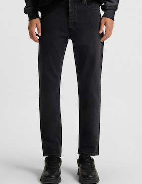 Jeans straight Hugo Blue lavado medio para hombre