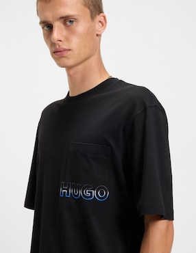Playera Hugo blue W25 cuello redondo para hombre
