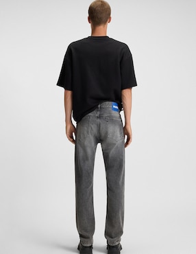Jeans straight Hugo Blue lavado obscuro para hombre