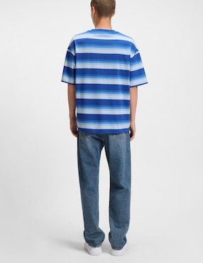 Playera Hugo blue W25 cuello redondo para hombre