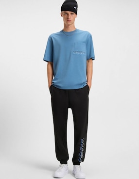 Pants regular Hugo Blue con elástico para hombre