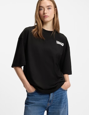 Playera Hugo blue W25 cuello redondo unisex