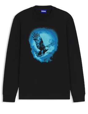 Playera Hugo blue W25 cuello redondo para hombre