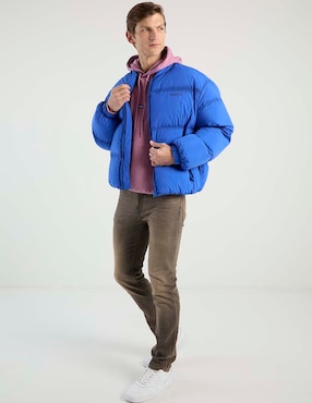 Chamarra acolchada Hugo Blue con bolsillos para hombre