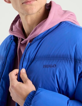 Chamarra acolchada Hugo Blue con bolsillos para hombre