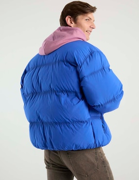 Chamarra acolchada Hugo Blue con bolsillos para hombre