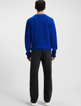 Suéter Hugo Blue cuello redondo para hombre