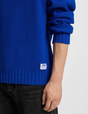 Suéter Hugo Blue cuello redondo para hombre