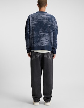 Suéter Hugo Blue cuello redondo para hombre