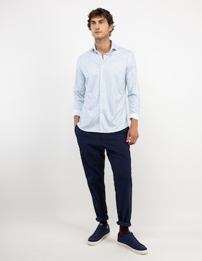 Camisa casual El ganso manga larga para hombre