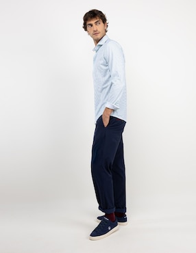 Camisa casual El ganso manga larga para hombre