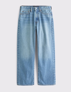 Jeans Baggy Abercrombie & Fitch ki131-5202-280 lavado claro para hombre