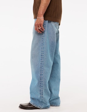 Jeans Baggy Abercrombie & Fitch ki131-5202-280 lavado claro para hombre