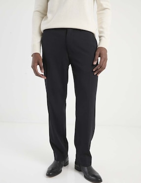 Pantalón de vestir recto Abercrombie & Fitch de algodón para hombre