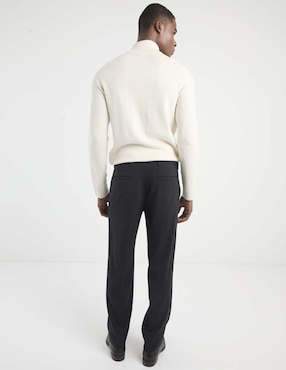Pantalón de vestir recto Abercrombie & Fitch de algodón para hombre