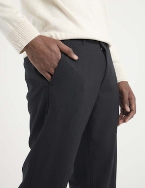 Pantalón de vestir recto Abercrombie & Fitch de algodón para hombre