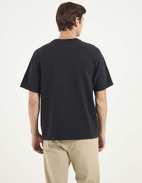 Playera Abercrombie & Fitch cuello redondo para hombre