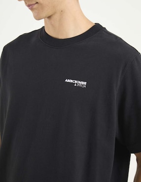 Playera Abercrombie & Fitch cuello redondo para hombre