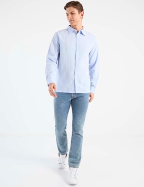 Camisa casual Elemento Uomo manga larga para hombre