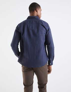 Sobrecamisa casual Elemento Uomo manga larga para hombre