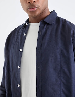 Sobrecamisa casual Elemento Uomo manga larga para hombre